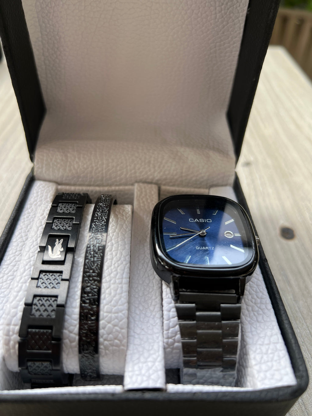 Casio+lacoste+ The Ayatul Kursi Cuff🖤💙